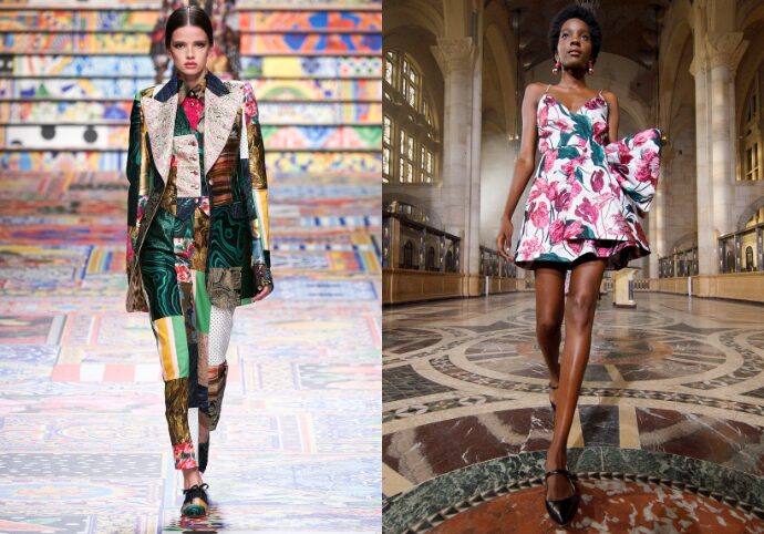 Principais tendências S/S 2021- Estampas patchwork, florais